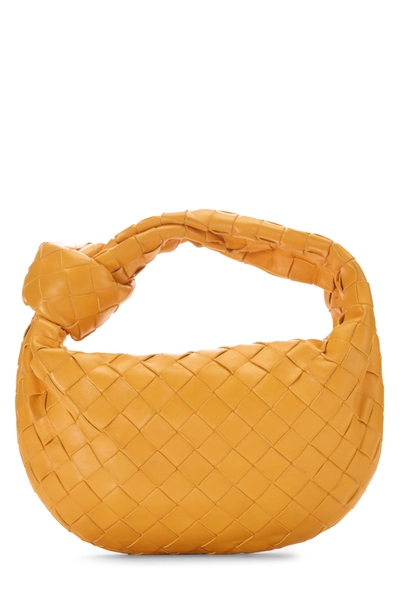 Bottega Veneta Orange Intrecciato Leather Jodie Mini