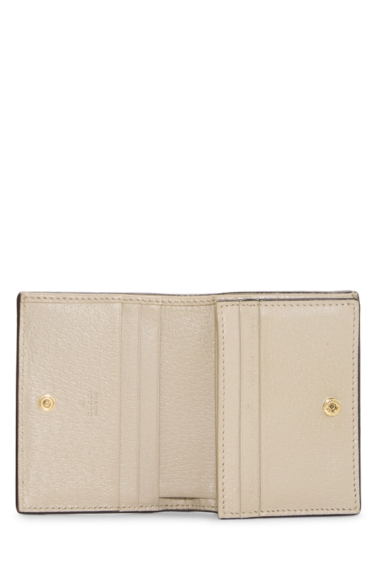Beige GG Supreme Ophidia French Wallet, , large image number 3