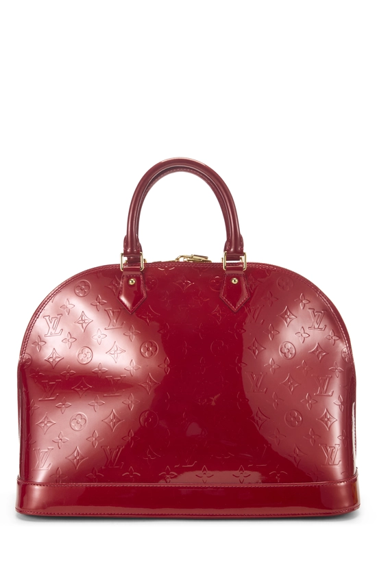 Pomme D'Amour Monogram Vernis Alma GM NM, , large image number 3