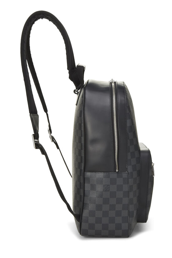 Black Damier Graphite Josh Backpack, , large image number 2