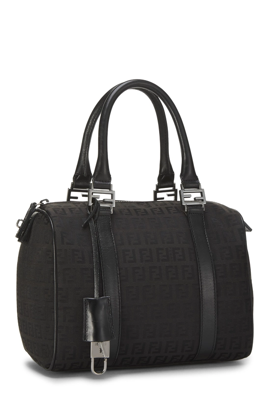 Pre-Owned Black Zucchino Boston Bag Small QBB04JCRKH002