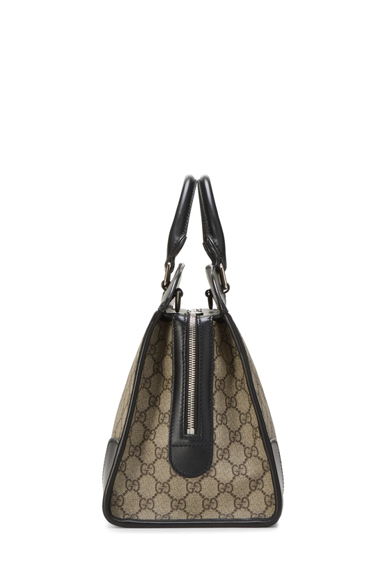 Black Original GG Supreme Canvas Web Dome Bag, , large image number 2
