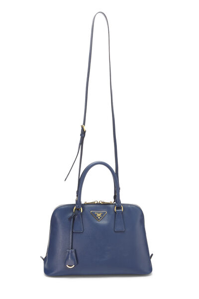 Blue Saffiano Promenade Medium, , large