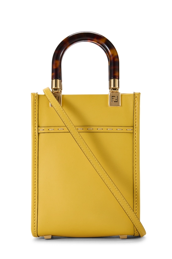 Yellow Calfskin Sunshine Shopper Mini, , large image number 3