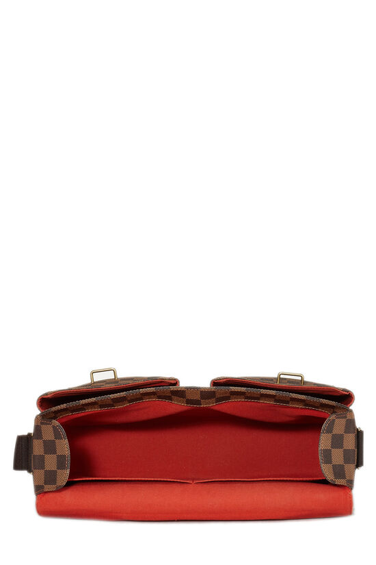 Louis Vuitton, Bags, 27 Louis Vuitton Emilie Wallet Damier Ebene With Red