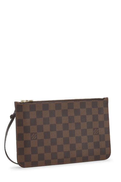 Damier Ebene Neverfull Pouch GM NM, , large