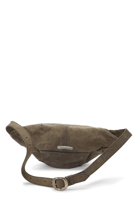 Green Leather Snat Pack Waist Bag, , large image number 3