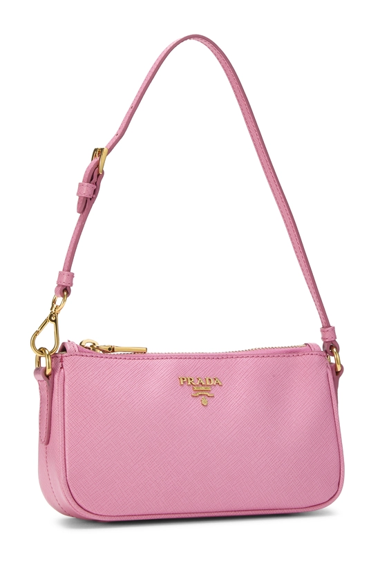 Pink Saffiano Shoulder Bag Mini, , large image number 1