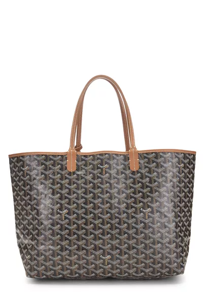 Brown Goyardine Canvas Saint-Louis PM