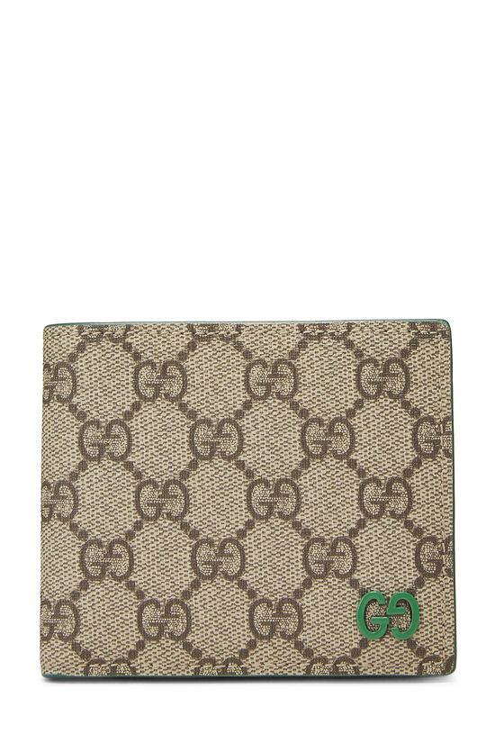 Green Original GG Supreme Canvas Wallet, , large image number 0
