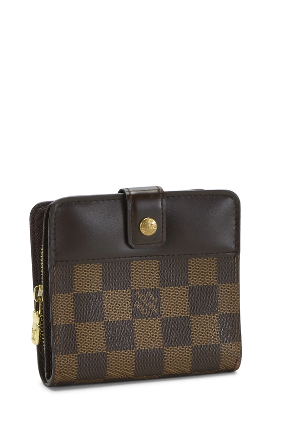 Damier Ebene Compact Zip Wallet, , large image number 1