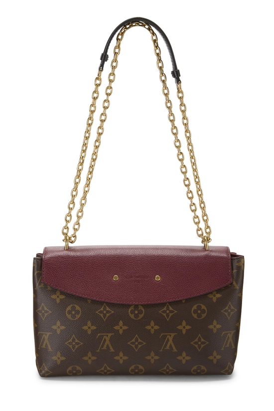 Burgundy Monogram Canvas Saint Placide, , large image number 3