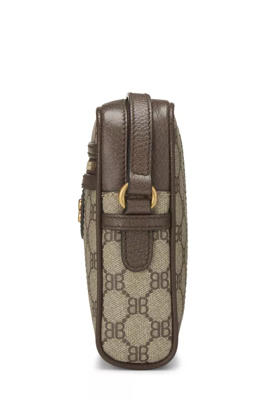 Balenciaga x Gucci Original GG Supreme Canvas Hacker Vertical Camera Bag Mini, , large image number 2