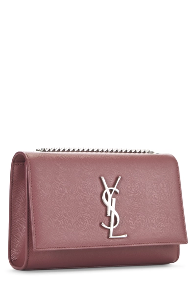 Pink Grainy Leather Kate Small, , large