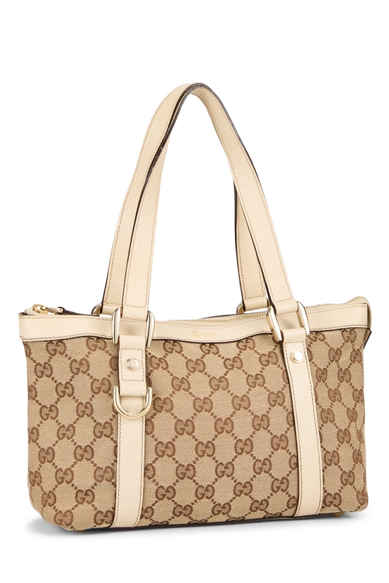 Original GG Canvas Abbey Zip Tote Small, , large image number 1