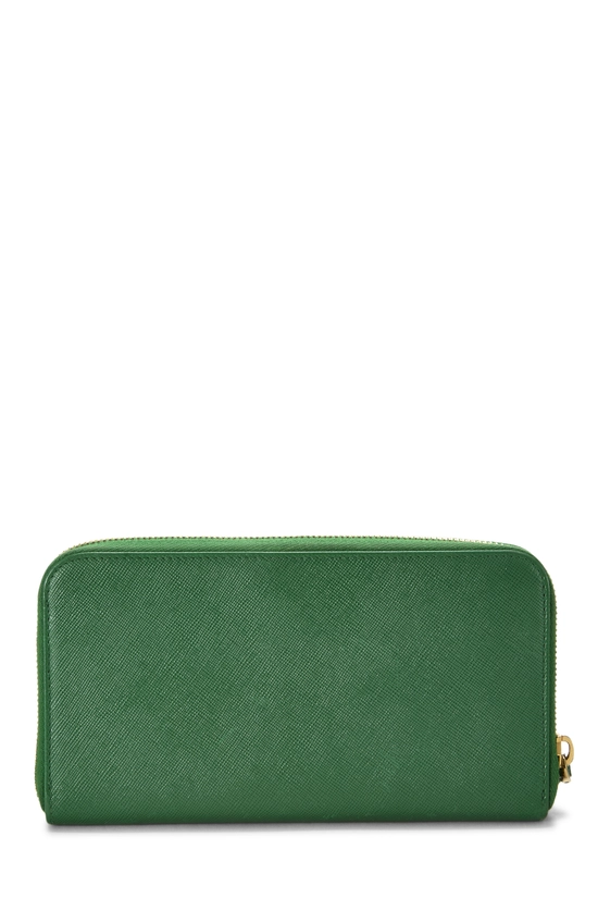 Green Saffiano Zip Around Wallet, , large image number 2