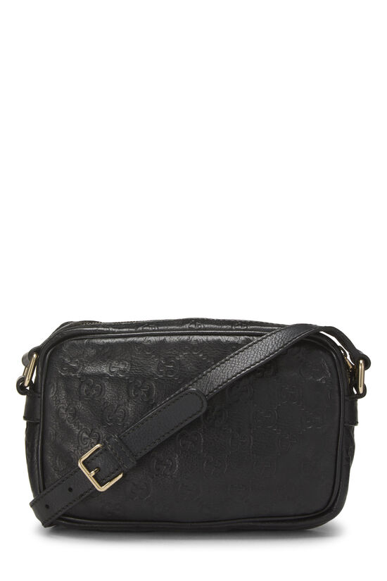 Black Guccissima Camera Crossbody, , large image number 1