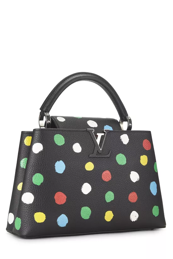 LV x YK Black & White Taurillon Capucines MM, , large image number 1