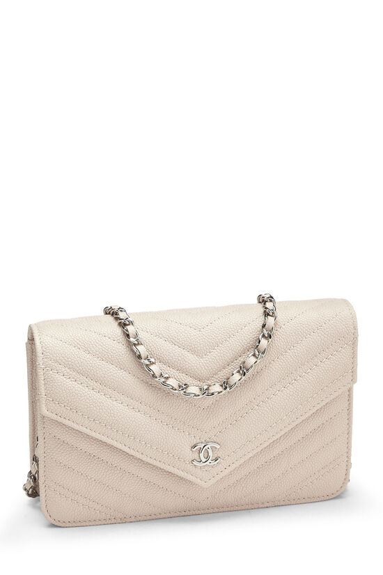 Chanel Wallet on Chain, Pink Caviar Leather with CC Chain, Gold Hardware,  New in Box GA001