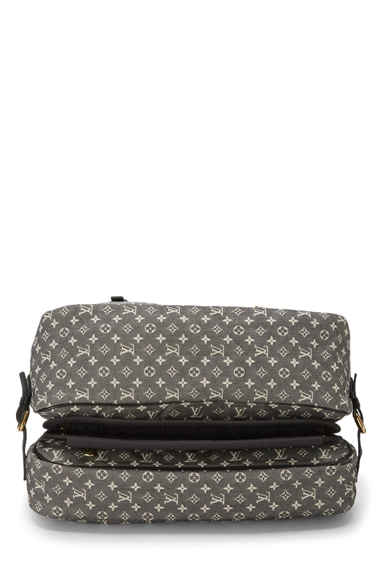 Black Monogram Mini Lin Sac Maman, , large image number 4