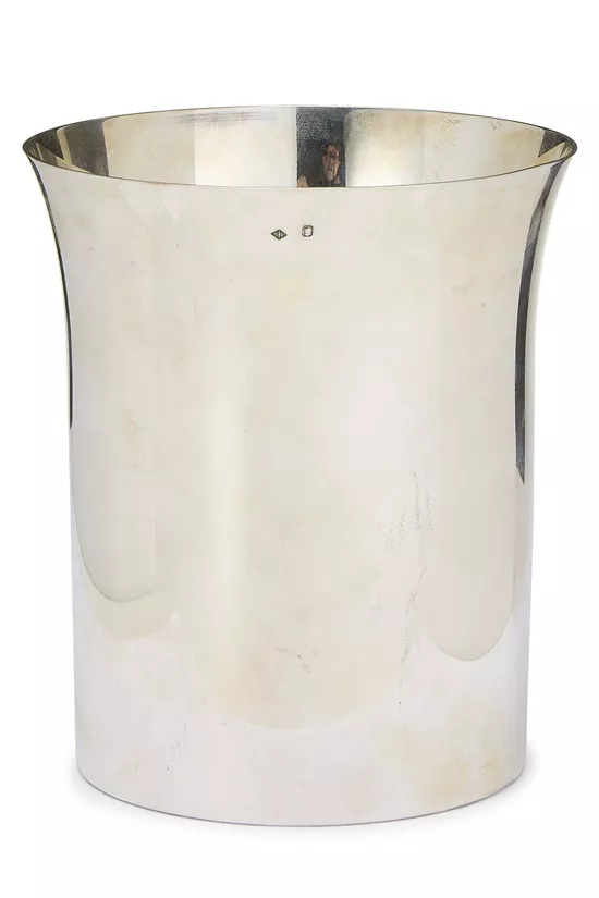 Silver Plated Circular Vase, , large image number 1