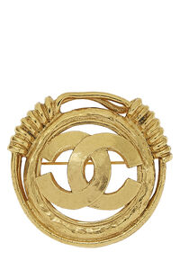 Chanel Gold Woven 'CC' Pin Small Q6A1K317DH001