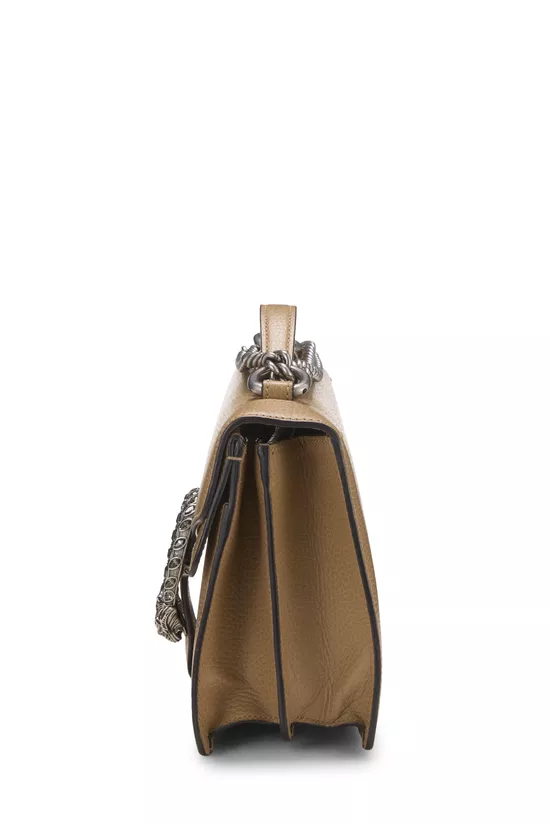 Beige Leather Dionysus Shoulder Bag Small, , large image number 2