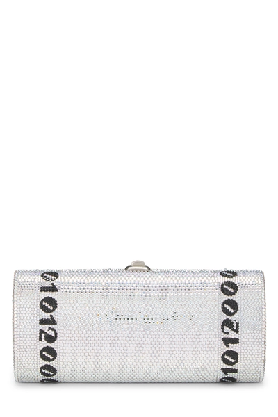 Silver Crystal Minaudiere