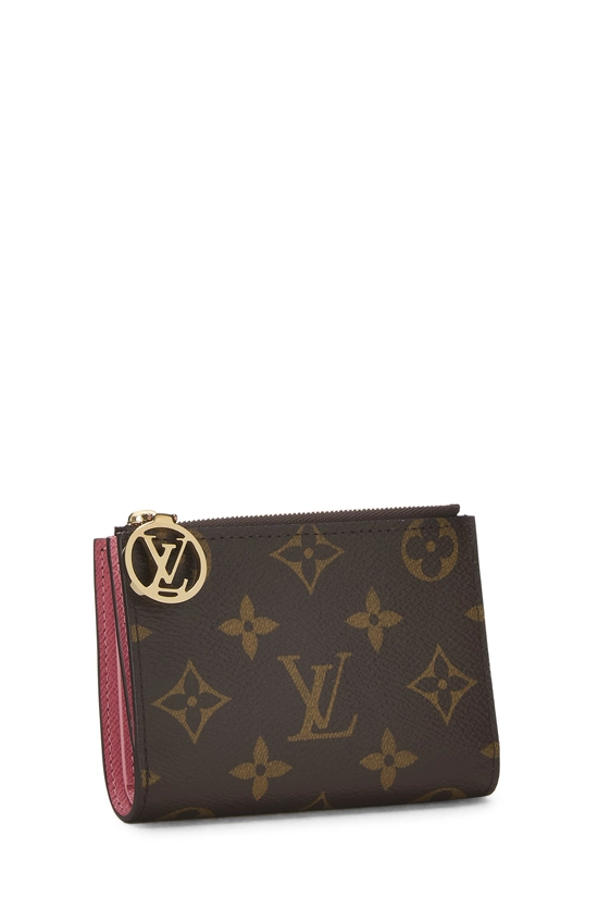 Pink Monogram Canvas Lisa Wallet , , large image number 1
