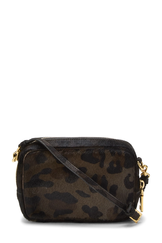 Brown Ponyhair Camera Bag Mini, , large image number 3