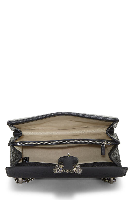 Black Leather Dionysus Shoulder Bag Small, , large image number 5