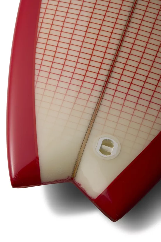 Philippe Barland x Chanel Limited Edition Red Polyurethane Surfboard, , large image number 8