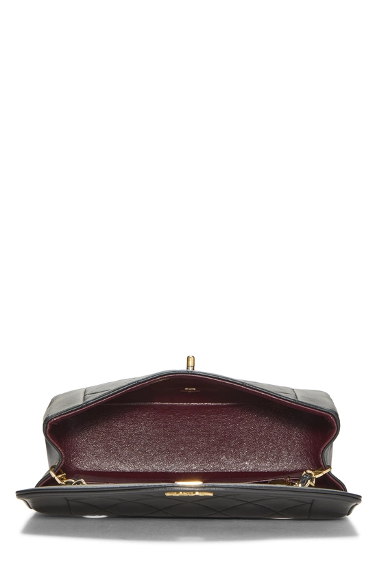 Black Quilted Lambskin Diana Flap Small, , large image number 5