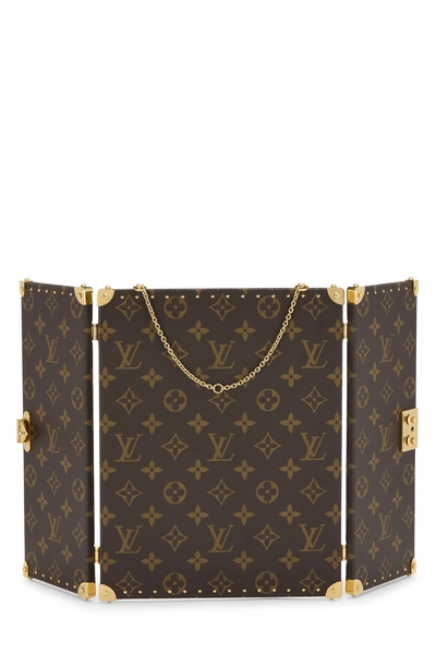 Brown Monogram Home Mirror Trunk, , large