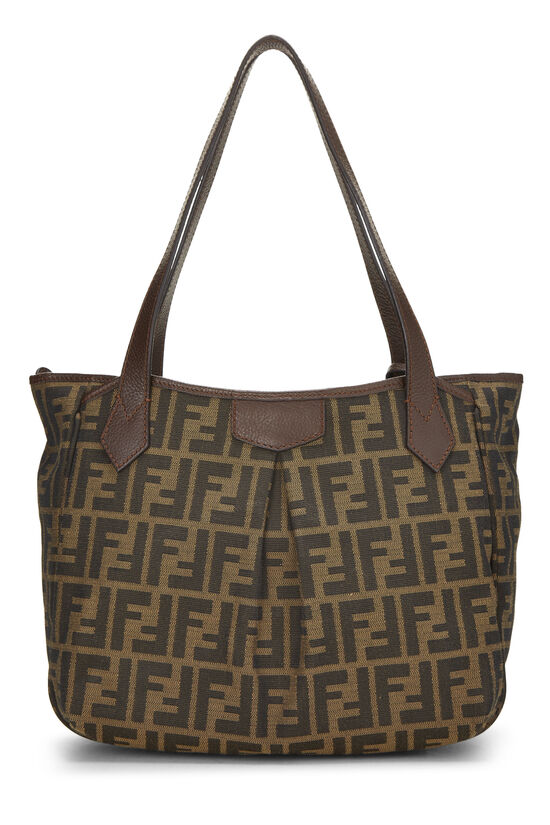 Brown Zucca Canvas Grand Shopping Tote Medium, , large image number 3