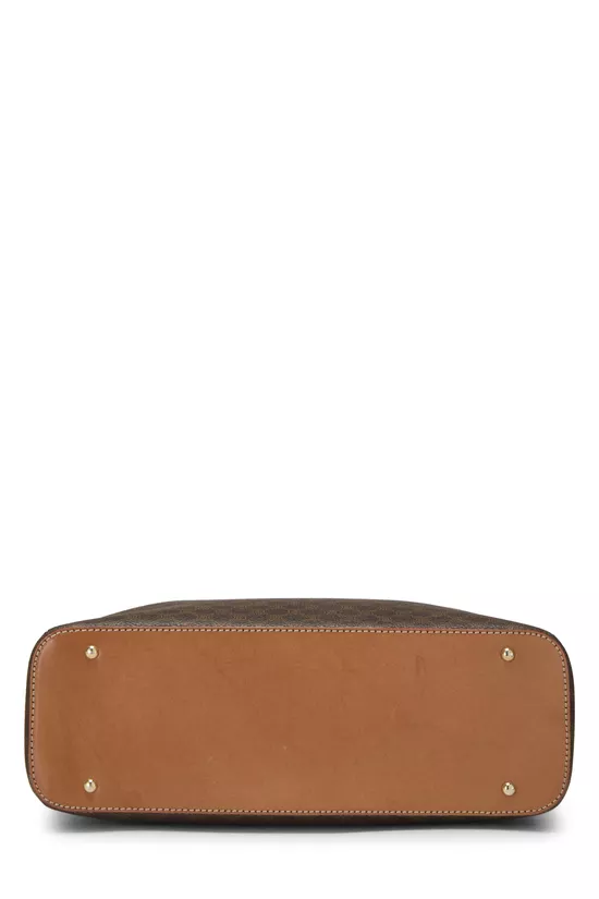 Brown Coated Canvas Macadam Handbag, , large image number 4