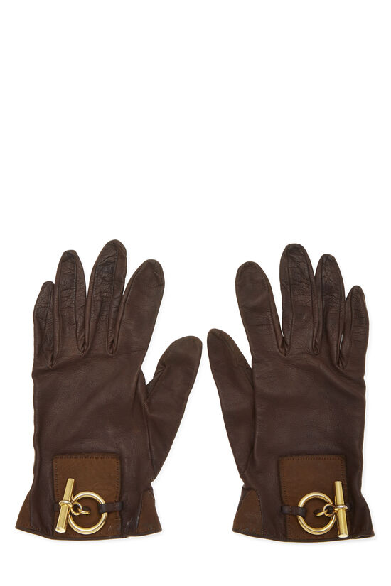 Brown Lambskin Gloves, , large image number 0