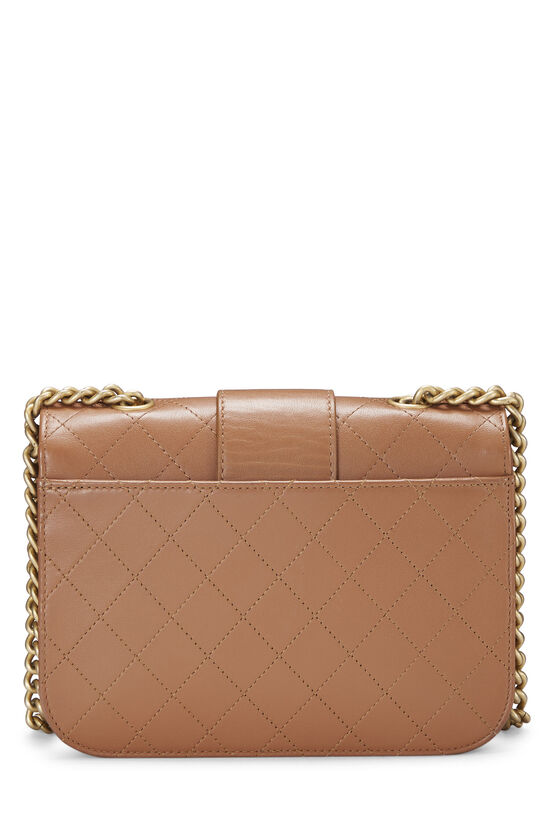 Brown & Multicolor Calfskin Front Chain Flap Bag, , large image number 4