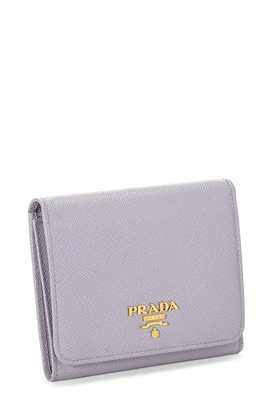 Purple Saffiano Snap Compact Wallet, , large image number 1