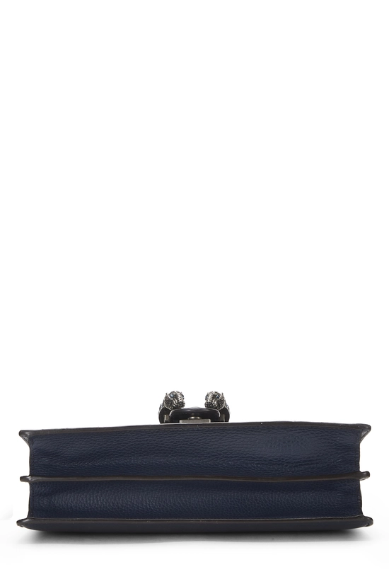 Navy Leather Dionysus Shoulder Bag Mini, , large image number 4