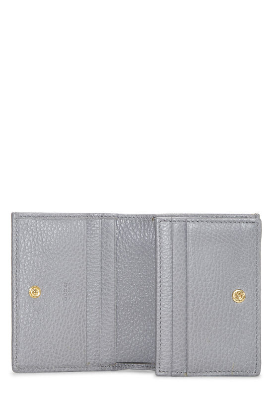 Grey Leather GG Card Case, , large image number 3