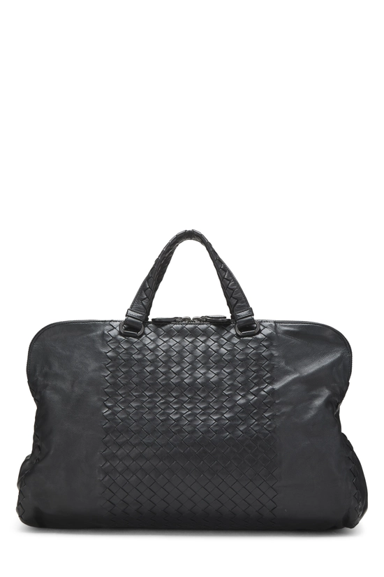 Black Intrecciato Tote, , large image number 3