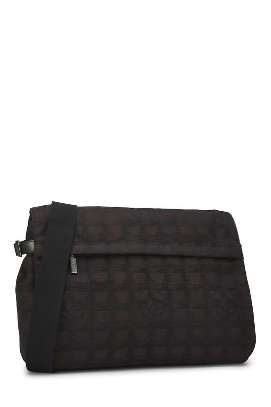 Brown Nylon Travel Line Messenger, , large image number 1