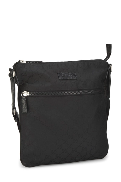 Gucci Black GG Nylon Messenger — photo 2