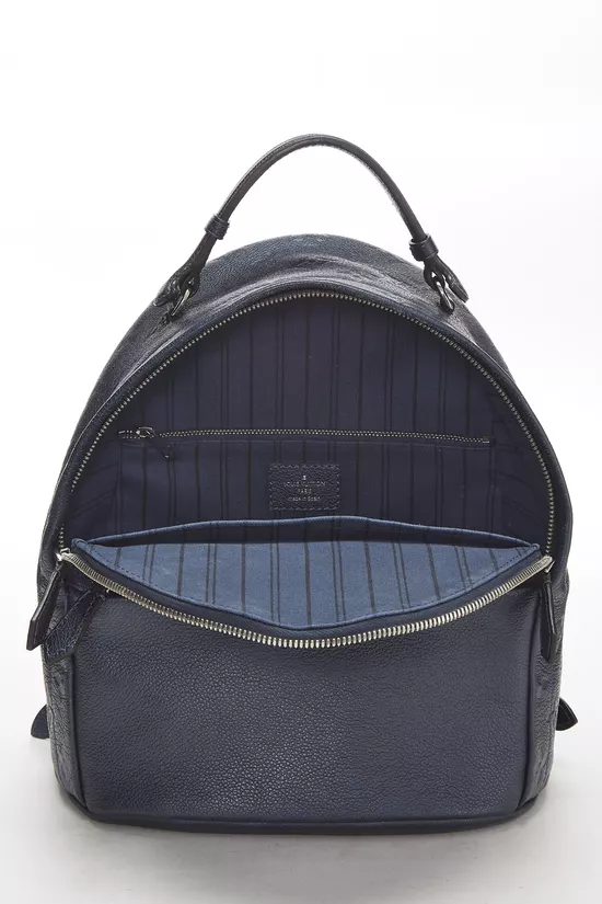 Bleu Infini Monogram Empreinte Pins Sorbonne Backpack, , large image number 5