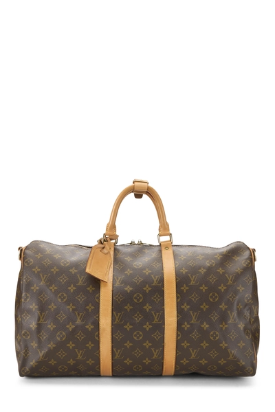 Louis Vuitton Monogram Canvas Keepall Bandouliere 50