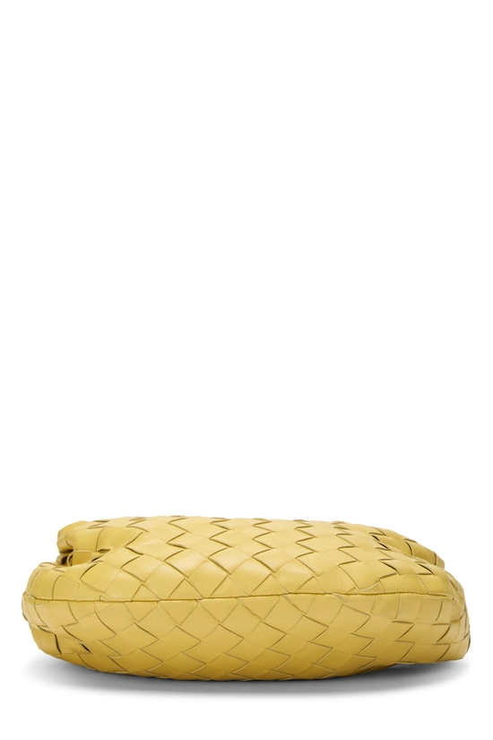 Yellow Intrecciato Leather Jodie Mini, , large image number 4