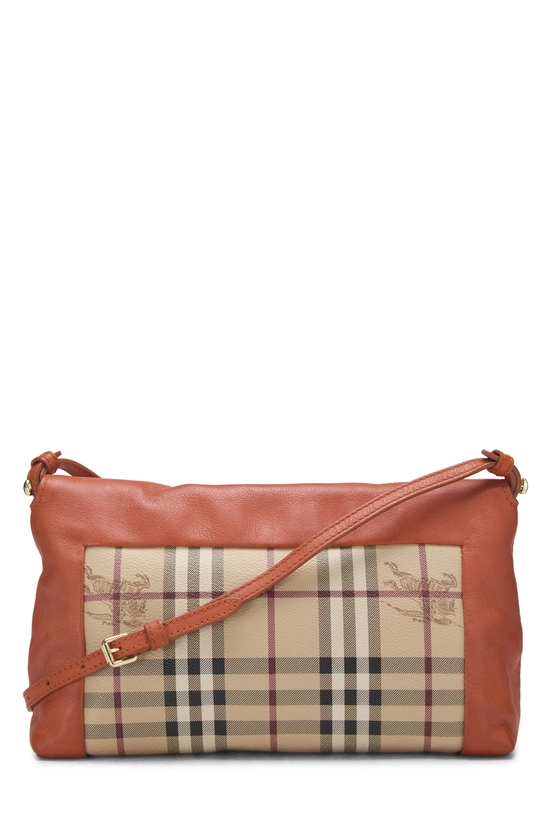 Orange Haymarket Check Leah Knot Crossbody, , large image number 3
