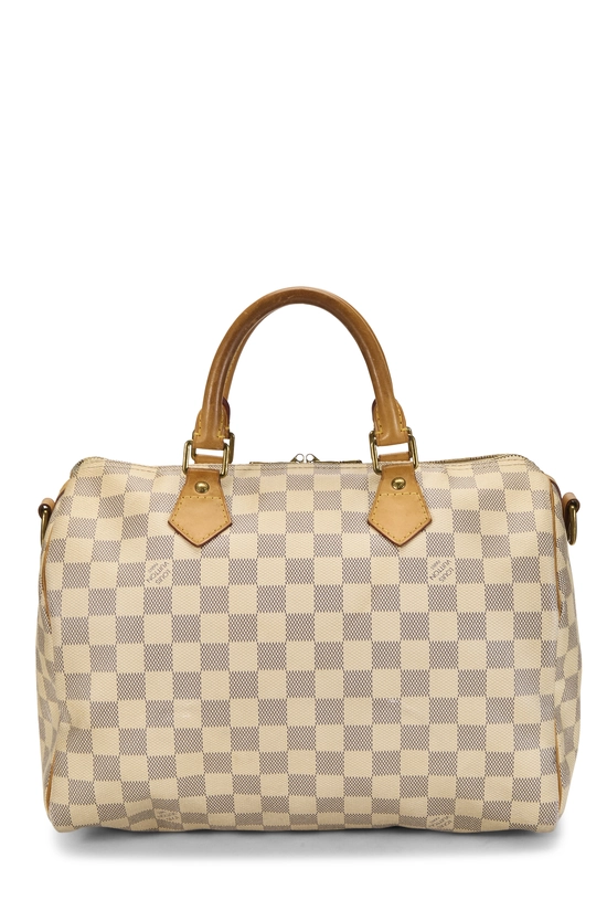 Damier Azur Speedy Bandouliere 30, , large image number 0