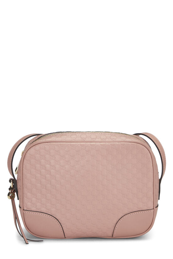 Pink Microguccissima Leather Bree Crossbody, , large image number 1